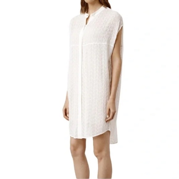 All Saints Sheer Embroidery Tunic - Picture 1 of 8